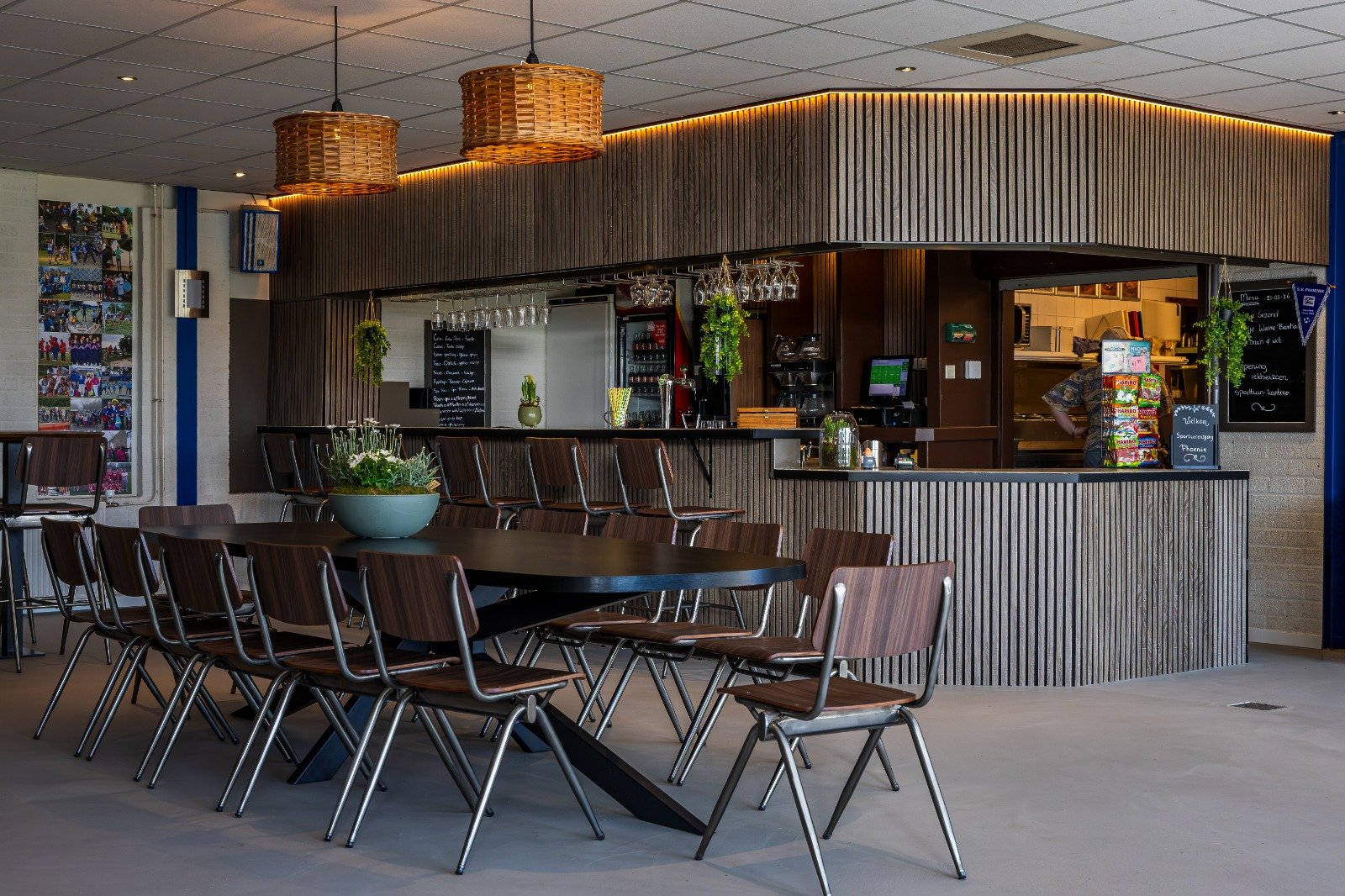 overzicht projectinrichting sportkantine Phoenix